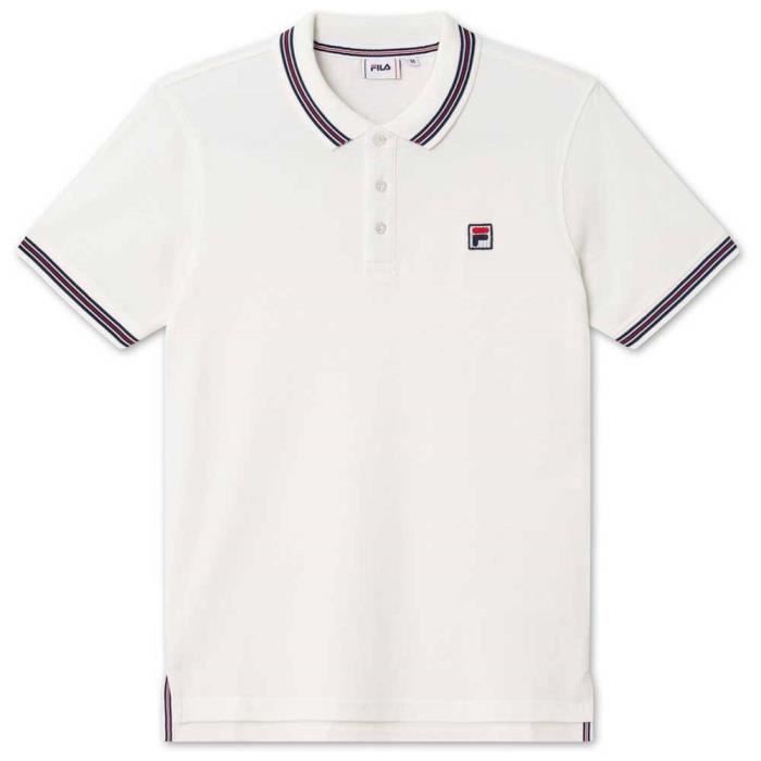 T-Shirt - Fila - Polo FILA Matcho 4 Homme Blanc