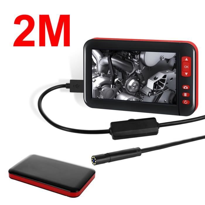 2M Écran couleur HD 1080P Digital Endoscope Caméra d'inspection Photo Vidéo étanche