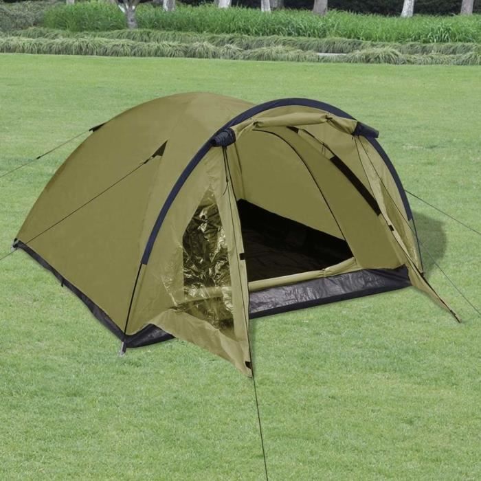 Tente pour 3 personnes Vert