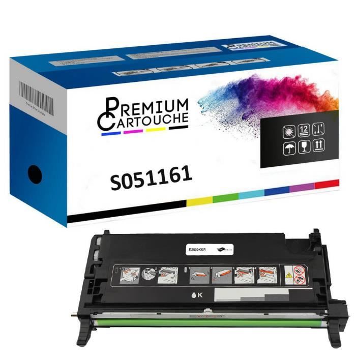Toner C13S051161 Noir Compatible pour Epson Aculaser C 2800 Epson Aculaser C 2800 DN Epson Aculaser C 2800 DTN Epson Aculaser C 2800