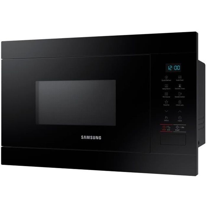 Samsung MS22M8054AK Four micro-ondes monofonction intégrable 22 litres 850 Watt noir
