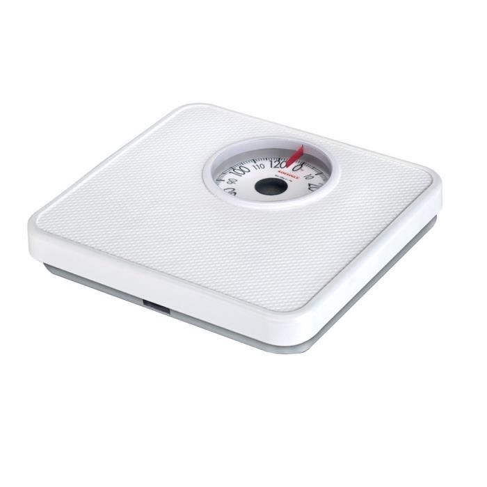 SOEHNLE Pèse-personne Mécanique Tempo - 130 kg/1kg - Blanc