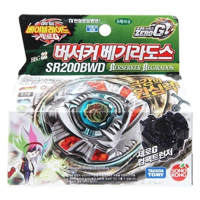 Takara Tomy Beyblades Zero G Series BBG-22 Berserker Begirados SR200BWD Starter