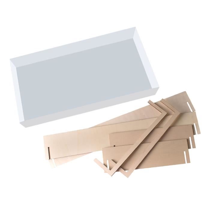 Moule en silicone 24x12x4 inch pour petite table en résine époxy faisant le moulage de résine avec cadre de fixation