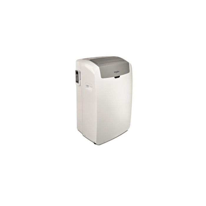 WHIRLPOOL Climatiseur mobile monobloc pour surface 25m2 + Kit d'évacuation fenêtre