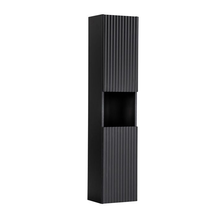 Meuble colonne de salle de bain à suspendre NOVA NOIR 30 X 140 cm Meuble colonne de salle de bain à suspendre NOVA NOIR 30 X 140 cm