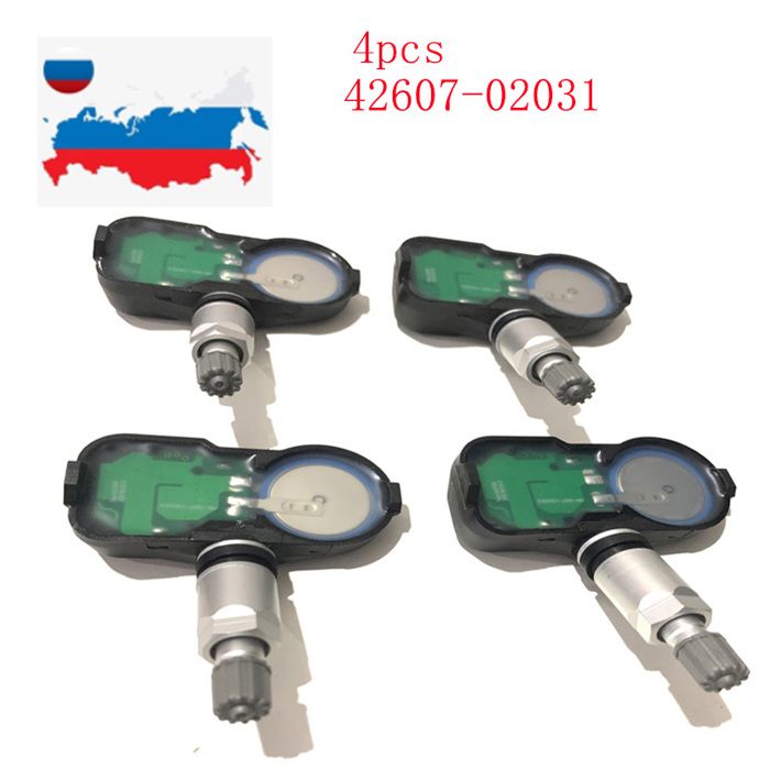 Capteurs TPMS 4 Pièces Pour Toyota Avensis Auris RAV4 Yaris - Surveillance Pression Pneus - 4