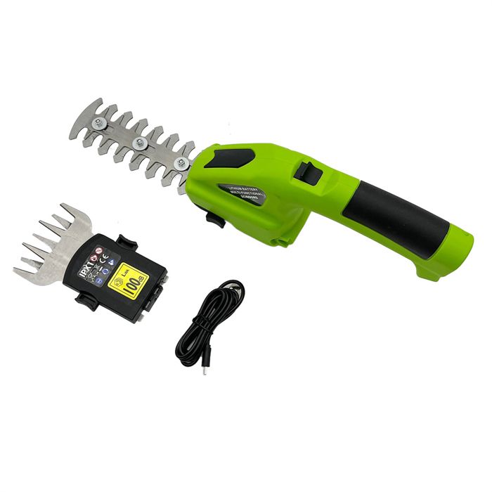 Yofidra Taille-haie Électrique Sans Fil 24V 2-en-1 – Lame Haie 30 Cm + Cisaille Gazon 10 Cm, 2 Batteries 1500 MAh, Chargeur Rapide – Liberté Totale Au Jardin !