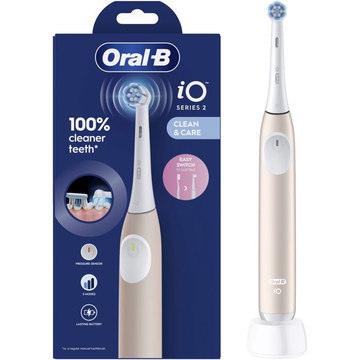 Brosse a Dent Oscillo Rotative Oral B iO2 Calm 3 Modes Capteur de Pression Minuteur - vue 3
