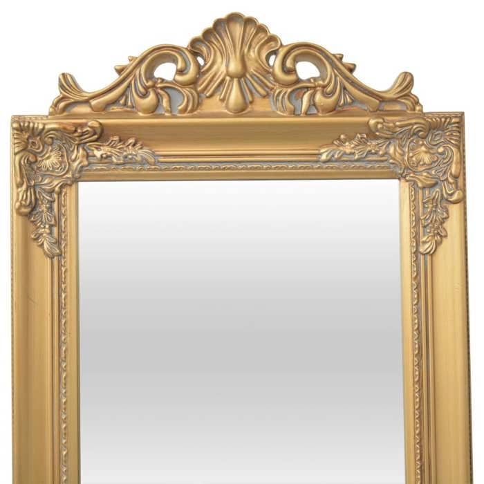 Bon plan Miroir sur pied - JILI HOT - Miroir de Sol Style baroque 160x40cm Doré - Pour chambre Thome6521270