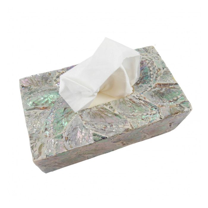 Lot De 2 Couvercles De Boîte à Mouchoirs Gris, Porte-boîte à Mouchoirs Carré En Cuir PU Avec Ceinture Inférieure Organisateur De B - Maison