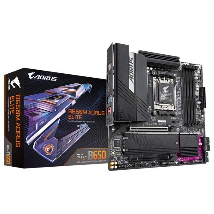 Gigabyte B650M AORUS ELITE - vue 6