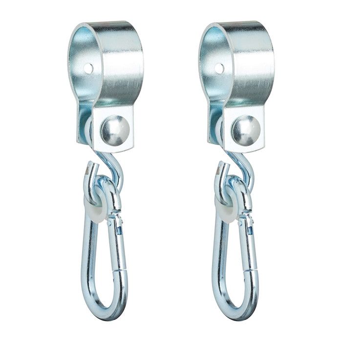 Lot De 2 Fixations Pour Balançoire, Arbre Et Hamac, , Pour Fauteuil Suspendu Avec 2 Mousquetons Anneaux En D 98632203
