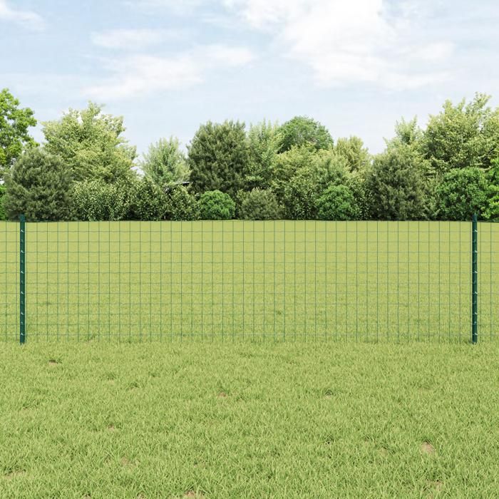 vidaXL Piquets de Clôture 11 pcs U Channel 100 cm Acier 42006265 - vue 6