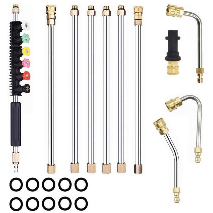dextension pour nettoyeur haute pression Compatible pour Karcher K Series K2 K3 K4 K5 K6 K7 avec raccord rapide 1/4