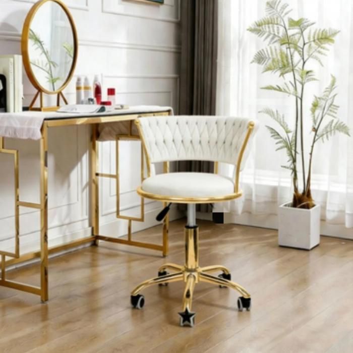 MIPAN.Chaise de Bureau Pivotant - Réglable(63-76 cm) - Fauteuil de Bureau - Chaise Bureau pour Chambre - Beige