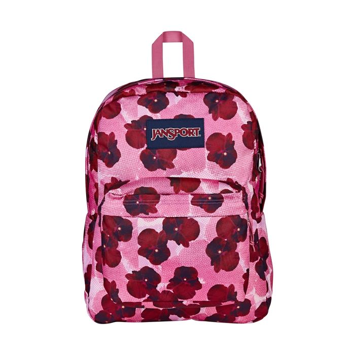 Sac à dos - JANSPORT - Superbreak One - Fuchsia/Multicolore - 25 L - Partiellement recyclé