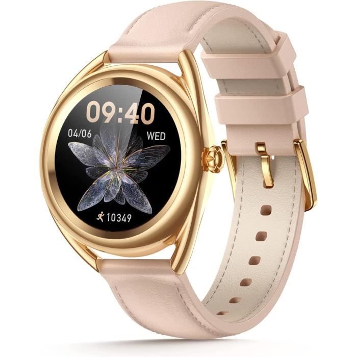 Parsonver Montre Connectée Femme,1,09'' Smartwatch Bluetooth IP68 ...