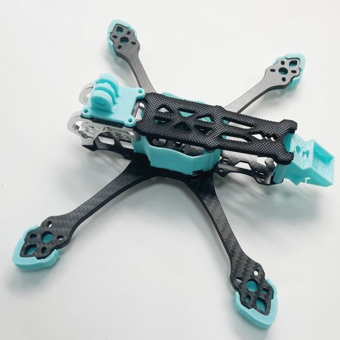 Cadre FPV Carbone Pour Drone RC Quadcopter - Compatible QAV250, Kit à Monter Soi-Même