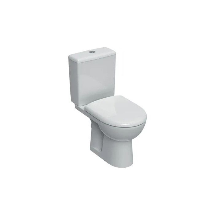 Pack WC au sol GEBERIT Renova sortie horizontale abattant standard blanc