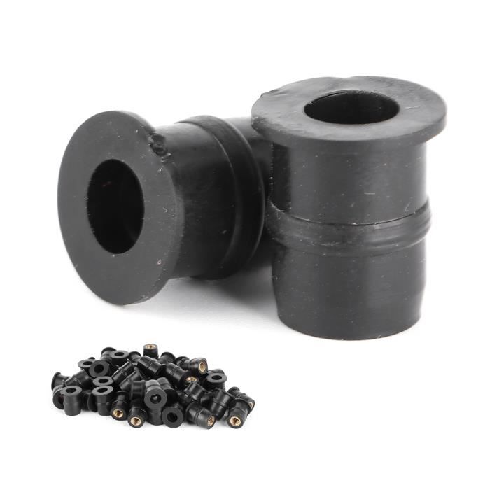 6 écrous En Caoutchouc M5 Pour Pare-brise Yamaha Motoneige - Référence 90179-05523-00 - Compatible Apex, Nytro, SRX...