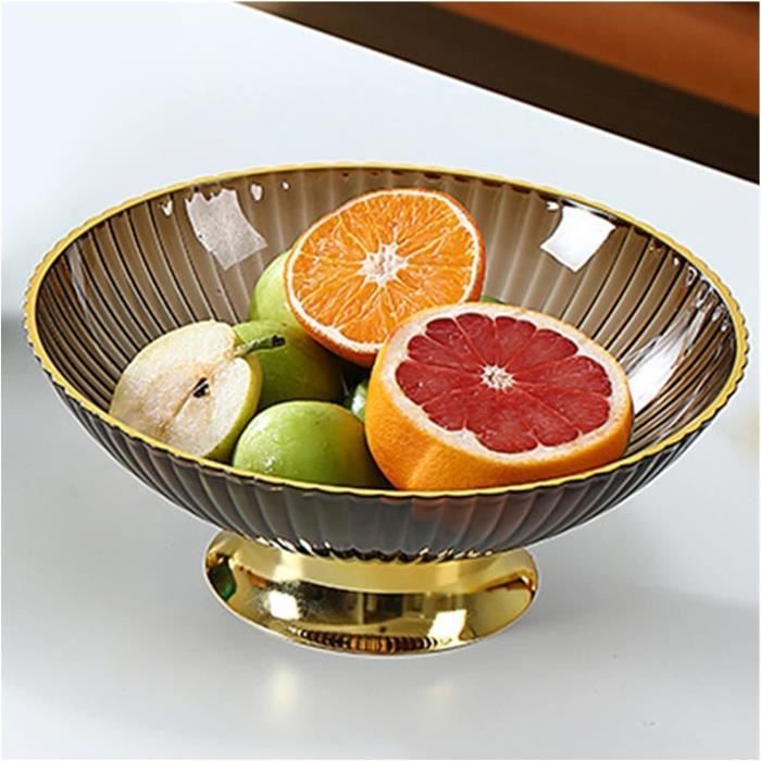 Sharplace Corbeille à Fruits Avec Couvercle Grand Rose - Panier Rangement Légumes Cuisine, Égouttoir Multifonction