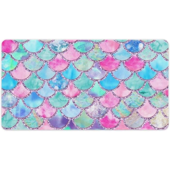 Skin Itsaskin Pour MacBook Air 11″ – Écailles Sirène Bleu Et Rose