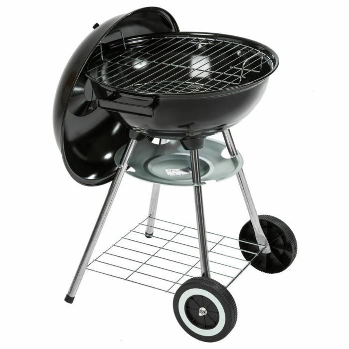 Test : royal gourmet barbecue à charbon de bois et tablettes pliables