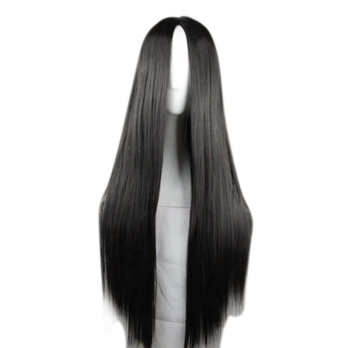 Perruque Cosplay Longue Noire Wei Wuxian - Mo Dao Zu Shi, Pour Déguisement Ou Halloween