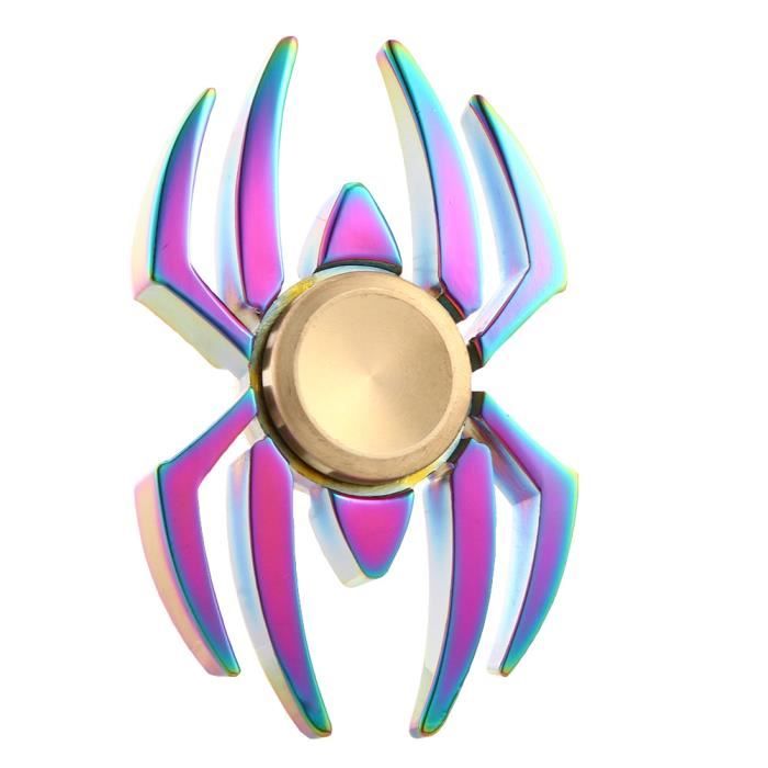 Harajuku Multicolore araignée Hand spinner Metal Fidget spinner EDC Toy