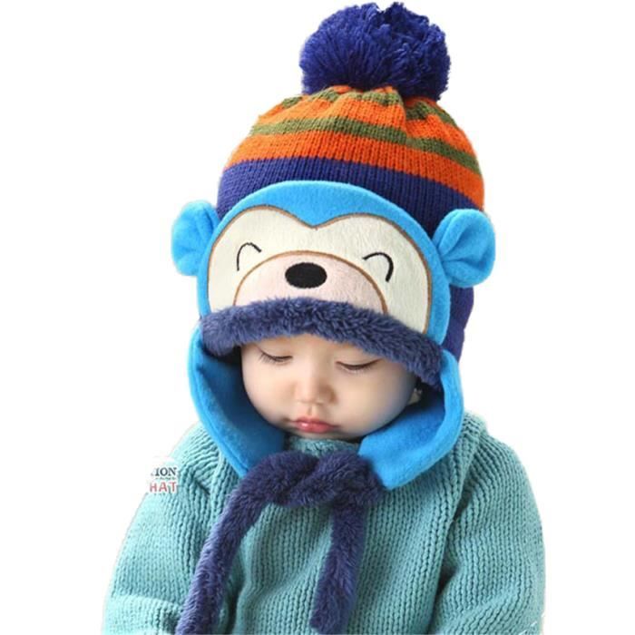 Mivogue Bonnet Pour Bebe Hiver Cache Oreille Petit Enfant Garcon Fille Crochet En Laine Tricote Chaud Singe 057 Bleu Bleu Cdiscount Pret A Porter Mivogue Bonnet Pour Bebe Hiver Cache Oreille Petit Enfant Garcon Fille Crochet En Laine Tricote Chaud Singe 057 Bleu Bleu Cdiscount Pret A Porter