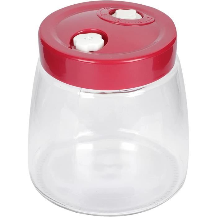 Bocal hermétique en verre pour cornichons, céréales Large ouverture