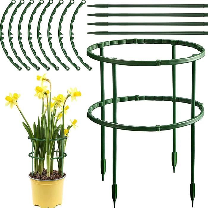 Tuteurs d'orchidées, 30 cm, pour support de plantes, avec boucle réglable, support de fleurs, support de plante, tige de stabilisation pour orchidées Tuteurs d'orchidées, 30 cm, pour support de plantes, avec boucle réglable, support de fleurs, support de plante, tige de stabilisation pour orchidées