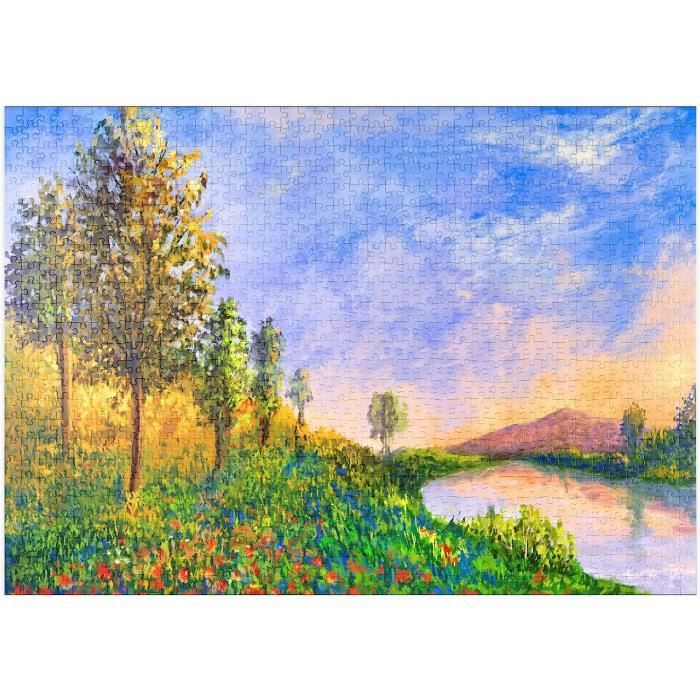 Fleurs Glace Naturelles Motif Noël Premium Pièces Puzzle Collection spéciale MyPuzzle Puzzle