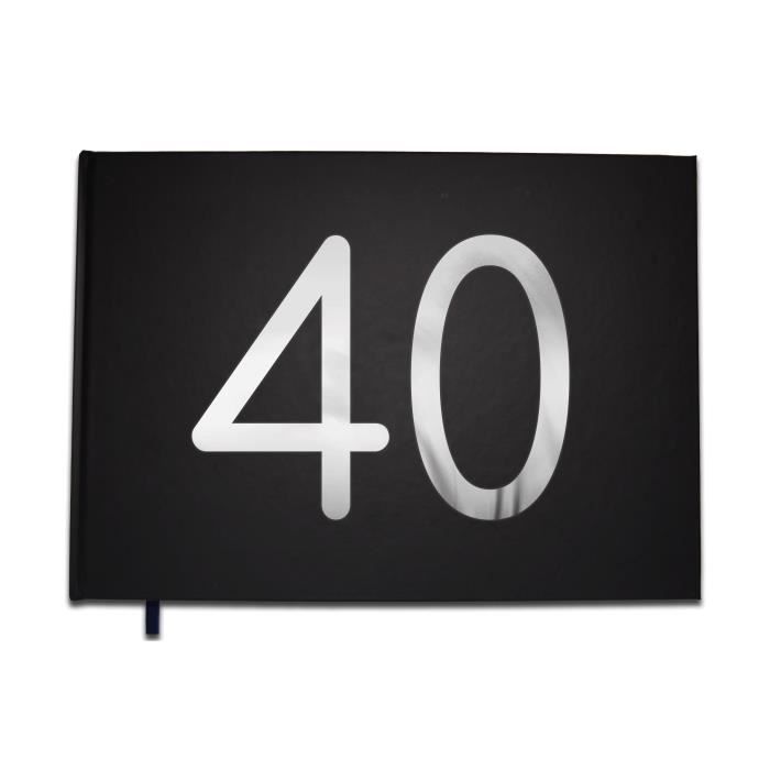 Livre D Or 40 Ans Anniversaire Mariage Retraite Lettres Chromees 100 Pages Qualite Premium Uttscheid Couleur Noir C Cdiscount Beaux Arts Et Loisirs Creatifs Livre D Or 40 Ans Anniversaire Mariage Retraite Lettres Chromees 100 Pages Qualite Premium Uttscheid Couleur Noir C Cdiscount Beaux Arts Et Loisirs Creatifs