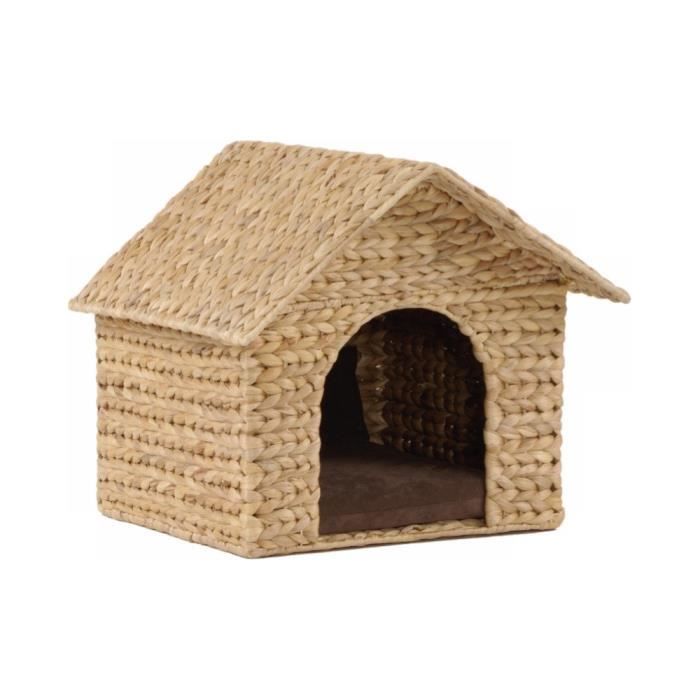Maison Pour Chat Jacinthe D Eau Tressee Casa Silvio Design Cdiscount Animalerie