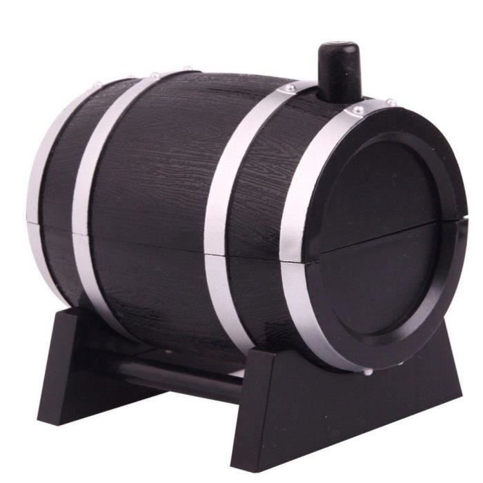 Toothpick Holders Wine Barrel Type Automatic Toothpick Case Press