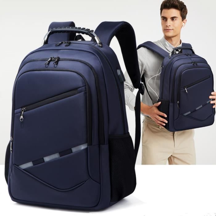 Sacs A Dos De Voyage Pour Hommes Sac A Dos Pour Ordinateur Portable Pour  L'école Collégiale Sac A Dos Pour Ordinateur Portable Résistant A l'eau  Pour Hommes Ordinateurs Portables 17 Pouces Sacs