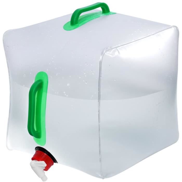 Seau à Eau Pliable CYSJ - Sac Portable 15L, Conteneur Pliable Pour Camping, Neuf