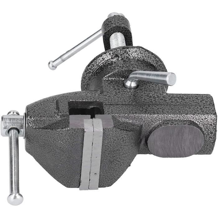 étau Menuisier Bois Étau D'Établi Pivotant 360° - Mâchoires 80mm Pour Bois Et Métal étau Perçage Scie