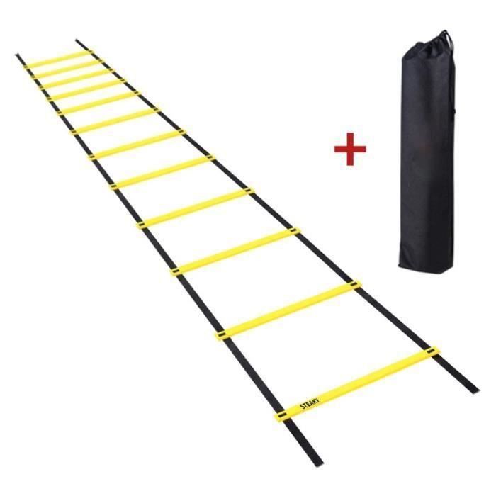 Haies D’agilité SUPVOX Réglables Et Pliables – Entraînement Vitesse Foot/basket/athlé, PVC Vert Clair, Transport Facile