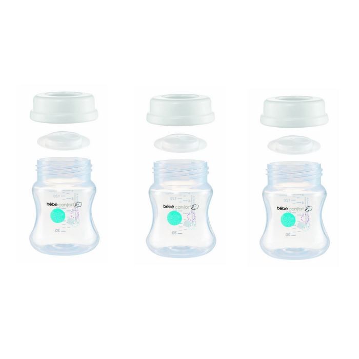Bebe Confort 3 Biberons Pots De Conservation Lait Cdiscount Puericulture Eveil Bebe