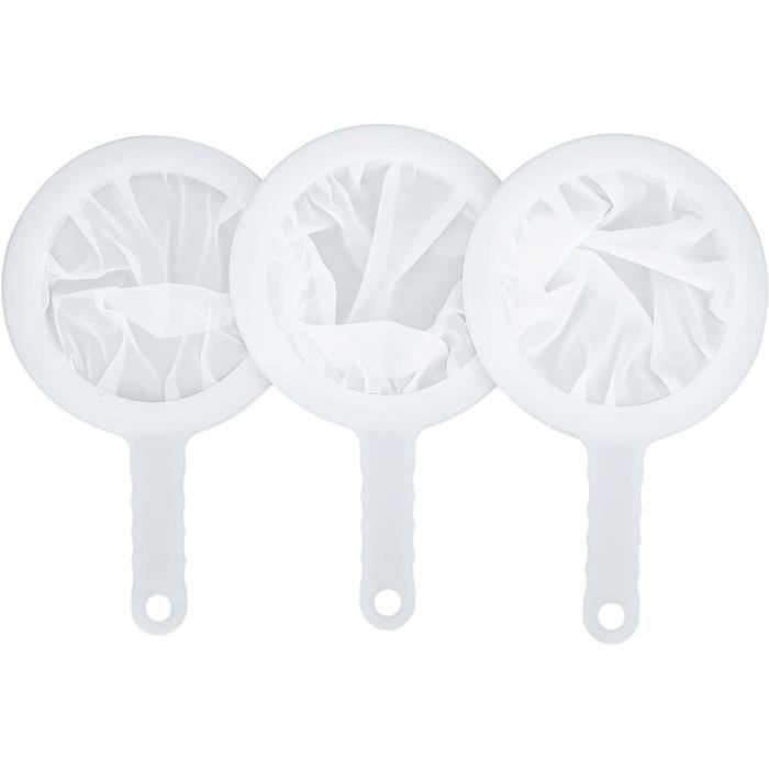 Lot De 10 Sacs Filtrants De Peinture En Maille Fine Avec Ouverture