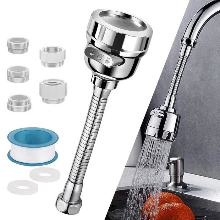 Xiaoyu Lot De 4 Rallonges De Robinet, Rallonge De Poignée D'évier, Fixation D'extension De Robinet Sûre Et Excellente Solution De Lavage Des Mains