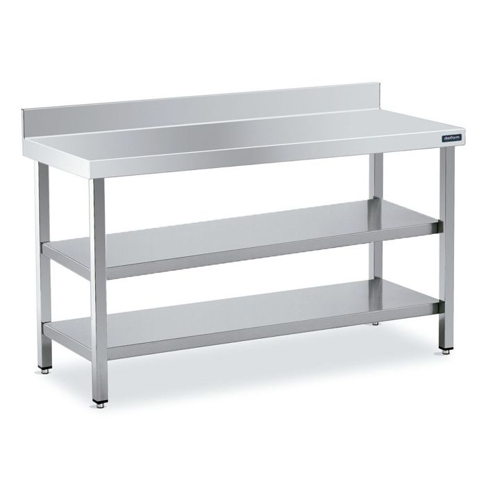 Table comptoir 2000x350x1050 2 étagères intermédiaires- DISTFORM - F3010124 main image 1