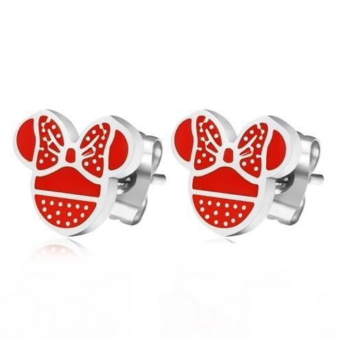 FIVE-D Boucles doreilles en Argent 925 pour Enfant Motif Petit Chat
