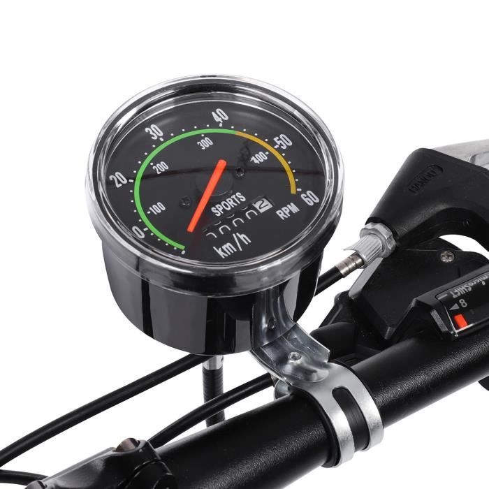 Compteur de Vitesse de vélo de Style Old School Compteur de vélo mécanique Ordinateur Compteur kilométrique chronomètre cyclique Compteur de Vitesse de vélo de Style Old School Compteur de vélo mécanique Ordinateur Compteur kilométrique chronomètre cyclique