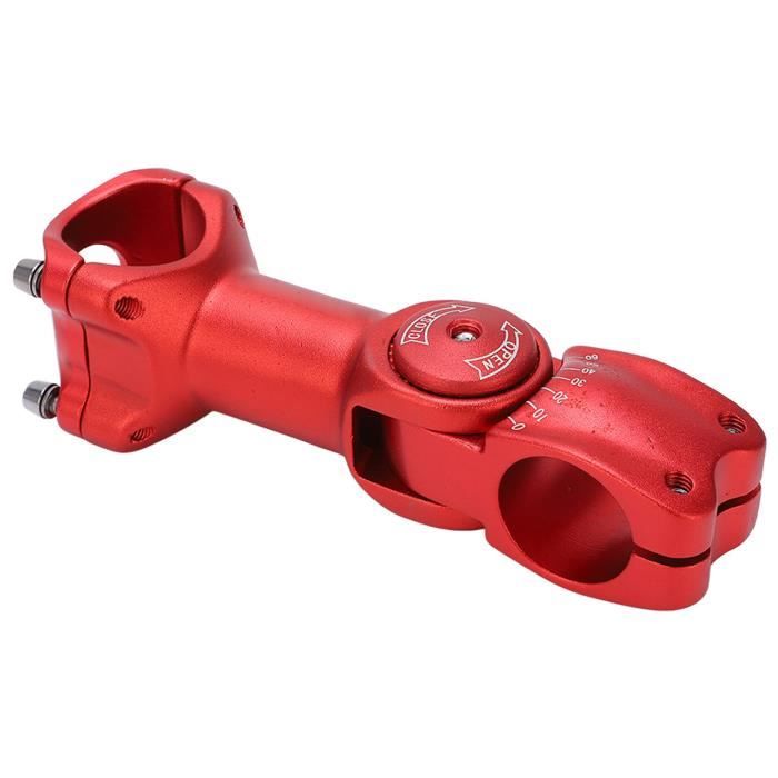 Drfeify 8 potence réglable LeBycle Vélo Potence 31.8x110mm 60 Degrés ...