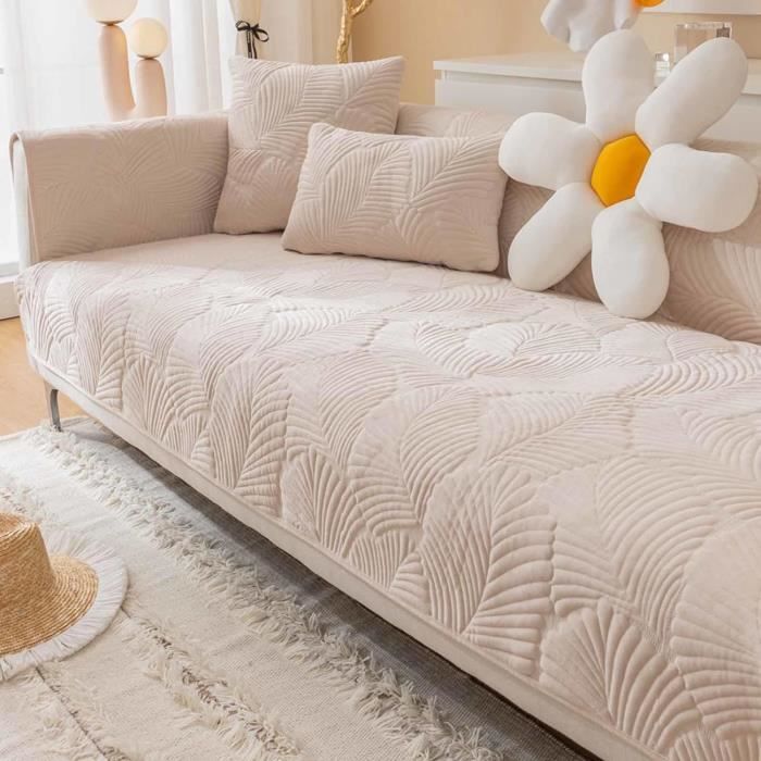 YSTELLAA Impermeable Housse Canapé 3 Places, Housse De Canapé Avec Accoudoirs, Universelle Protege Canape, Répulsif Liquide, Antidérapante Épaissi, Protection Griffures, Bleu Gris