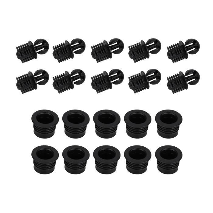 Lot De 10 Paires Fixations Métalliques à Encliquetage Pour Haut-Parleurs – Grilles & Boîtes Sono